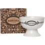 Antiga Barbearia, porcelanowy kubek do golenia z czarnym motywem