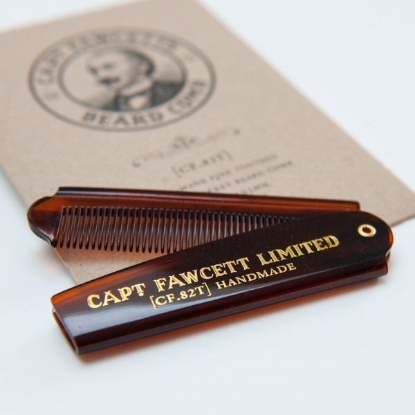 Captain Fawcett’s składany grzebień do brody