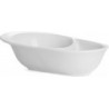 MUHLE, porcelanowe dwukomorowe naczynie do wyrabiania piany