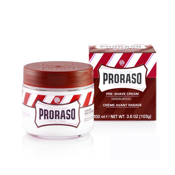 PRORASO - mydło do golenia (linia czerwona) w tygielku 150ml