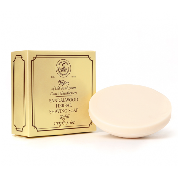 Sandalwood Herbal Shaving Soap Refill 100g