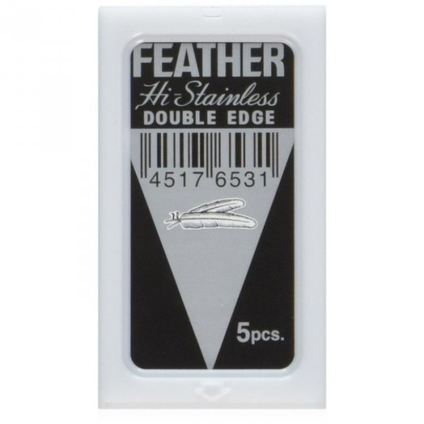Żyletki Feather 5szt (czarne)