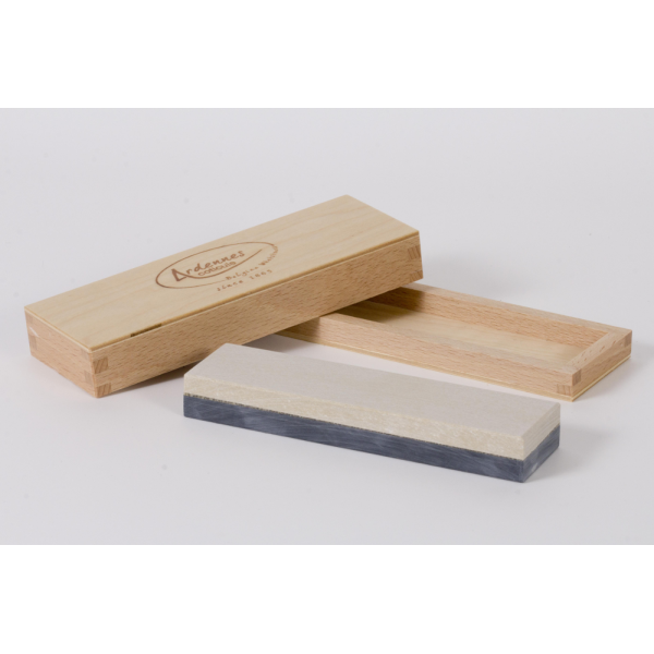 Honing set: Coticule SELECTED 200 x 40 mm + bout + wooden box