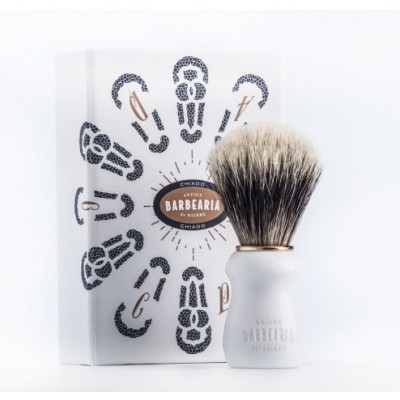 Antiga Barbearia, pędzel do golenia Chiado, Finest Badger, rączka z polerowanej żywicy