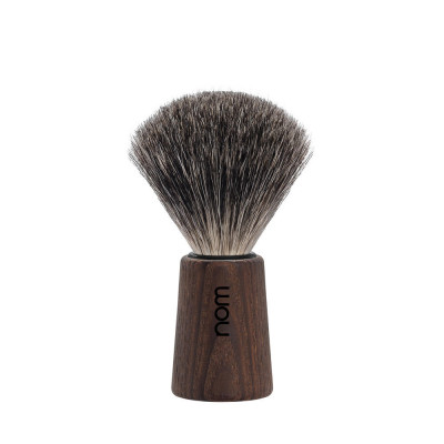 Muhle NOM THEO 81DA, borsuk Pure Badger, pędzel do golenia, jesionowa rączka