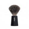 Muhle NOM CARL 81BL, borsuk Pure Badger, pędzel do golenia, czarna rączka