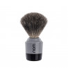 Muhle Nom Marten 81GR, borsuk Pure Badger, pędzel do golenia, szara rączka
