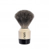 Muhle NOM MARTEN 81CR, borsuk Pure Badger, pędzel do golenia, kremowa rączka