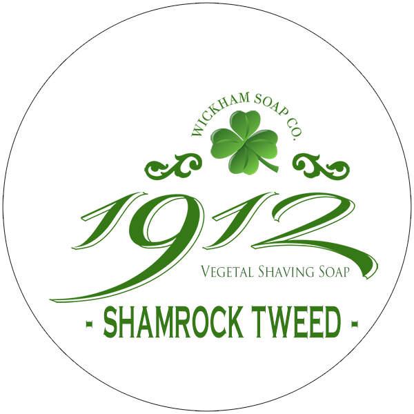 Wickham, Shamrock Tweed, mydło do golenia, 140g