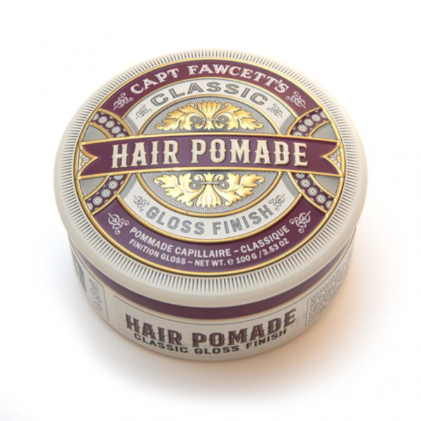 Captain Fawcett, silnie trzymająca pomada dla włosów średnich, cienkich i kręconych, 100g