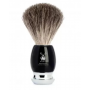 Muhle 81 M 336 VIVO, borsuk Pure Badger, czarna żywica, pędzel do golenia